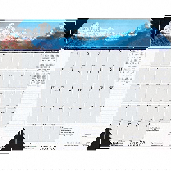 DESK PAD,MNTHLY,MOUNTAINS